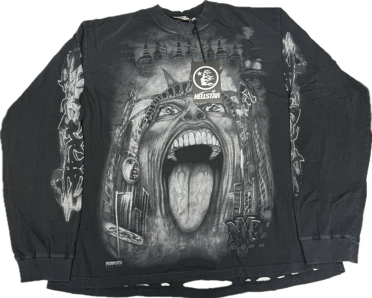 HELLSTAR Hellstar Liberty Long Sleeve T-shirt Size US XXL / EU 58 / 5 - 1 Thumbnail