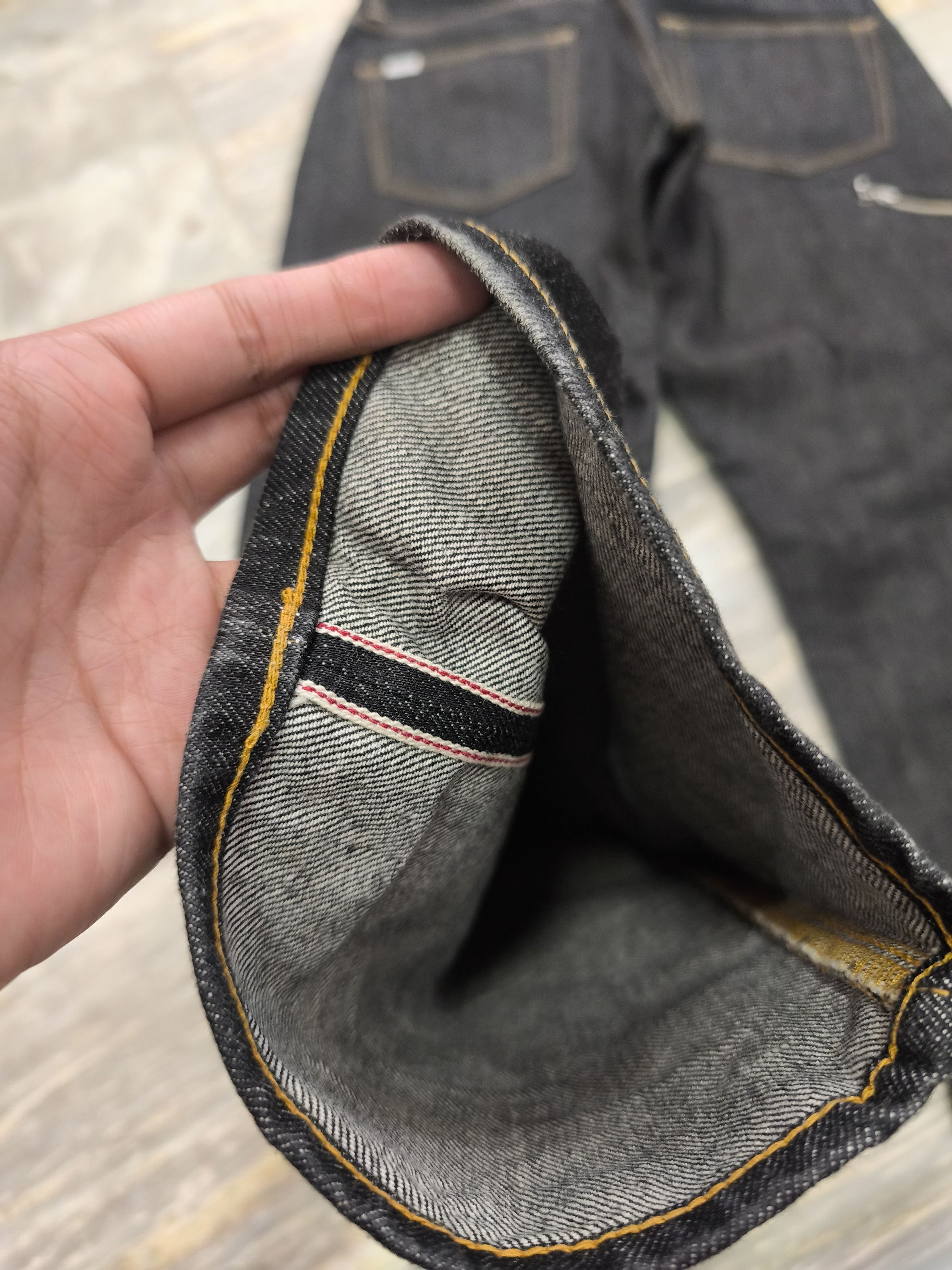 GOODENOUGH GOOD ENOUGH Selvedge Straight Pants - GE-102001 Size US 31 - 14 Thumbnail