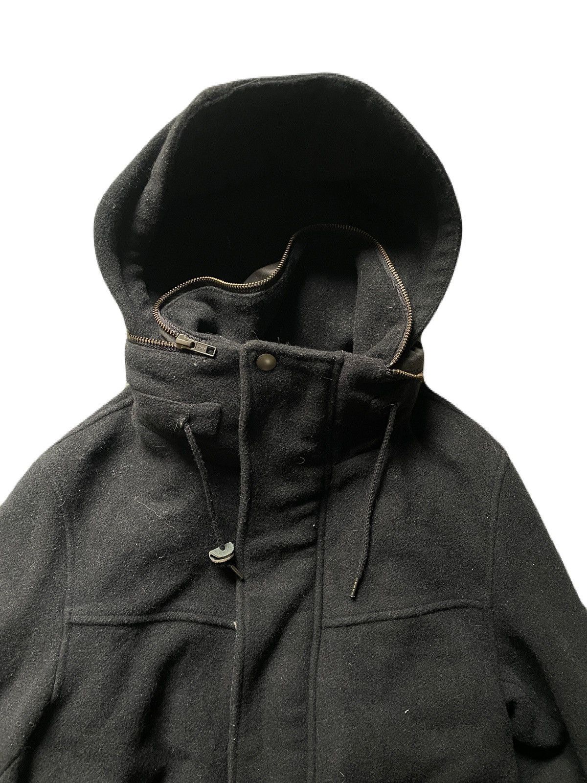 If Six Was Nine 2000s Japanese archive Vkei Bono Hooded Wool Zip Jacket Size US S / EU 44-46 / 1 - 5 Thumbnail