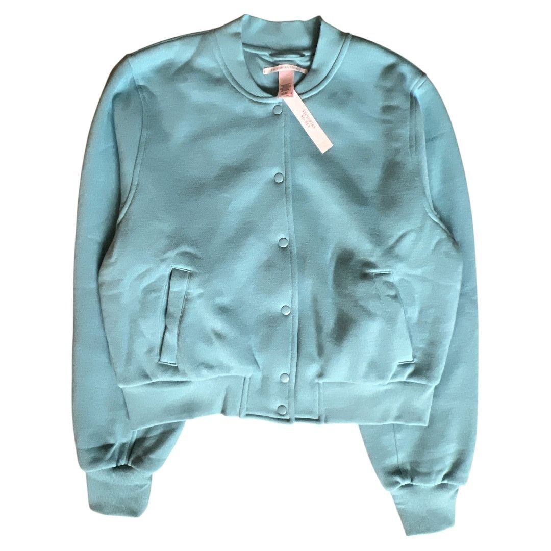 Victoria's Secret Victoria's Secret Cotton Fleece Snap Bomber Jacket, S Size S / US 4 / IT 40 - 1 Thumbnail