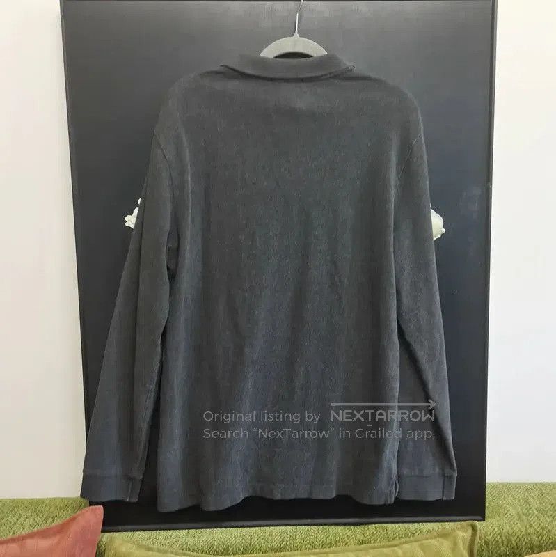 Burberry Burberry Men's Long Sleeve Polo in Dark Gray. Size US XL / EU 56 / 4 - 3 Thumbnail