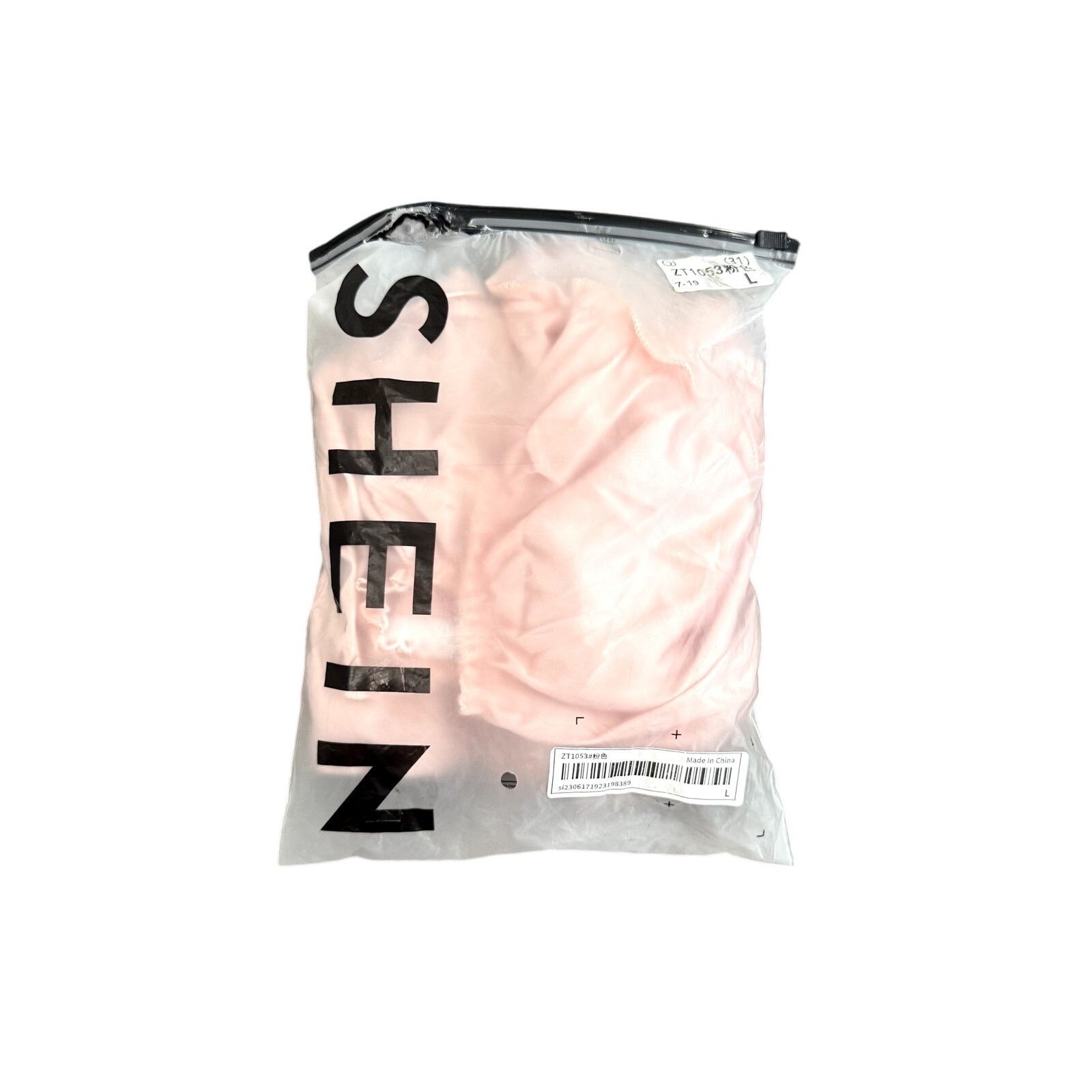 Shein Crop Top and Cheeky Underwear Satin Lingerie Set, Size L Size ONE SIZE - 3 Thumbnail