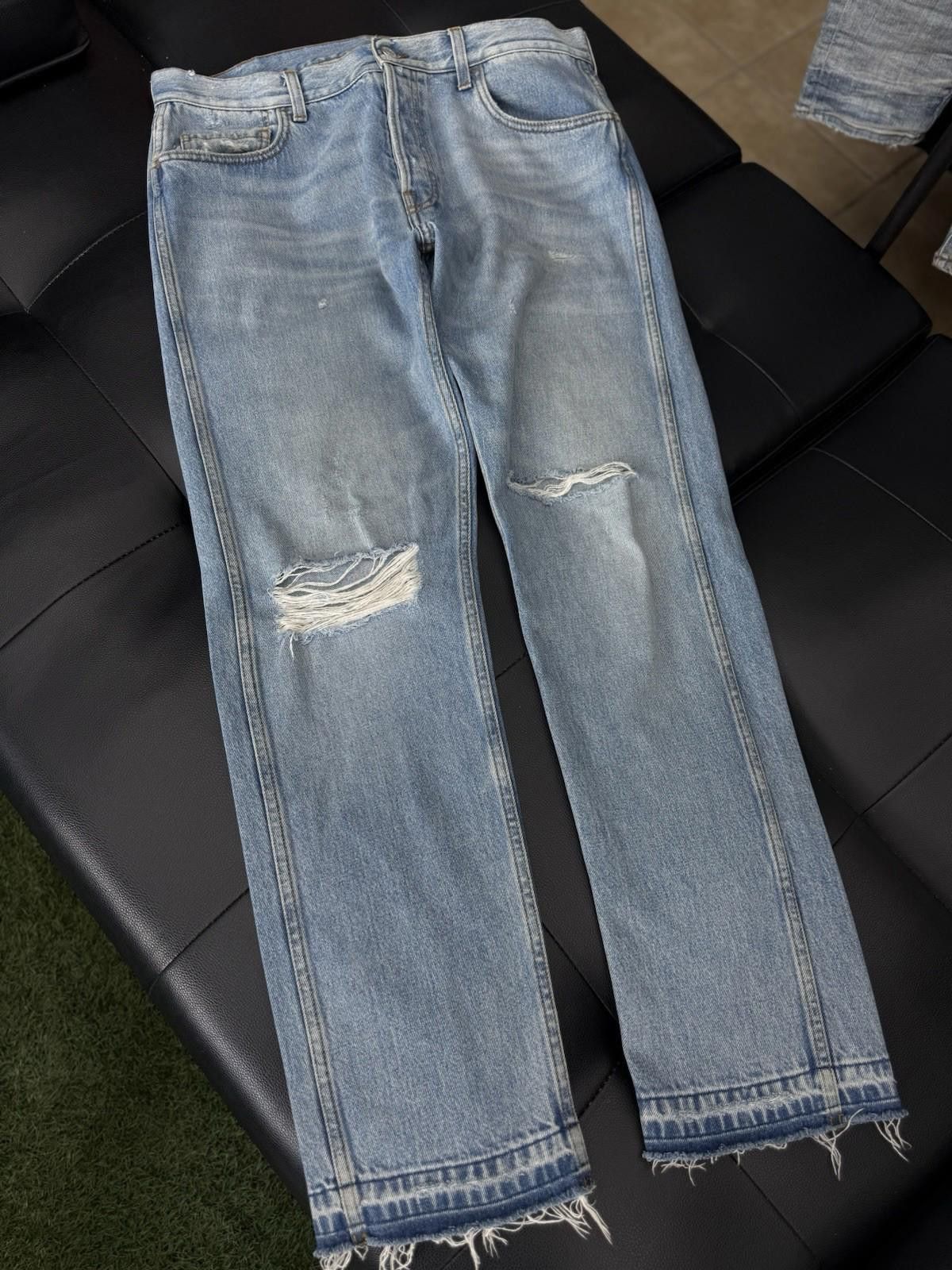 Gucci Gucci Blue Denim Jeans Lot 27 Size (36) $1500 Retail Cost Size US 36 / EU 52 - 4 Thumbnail
