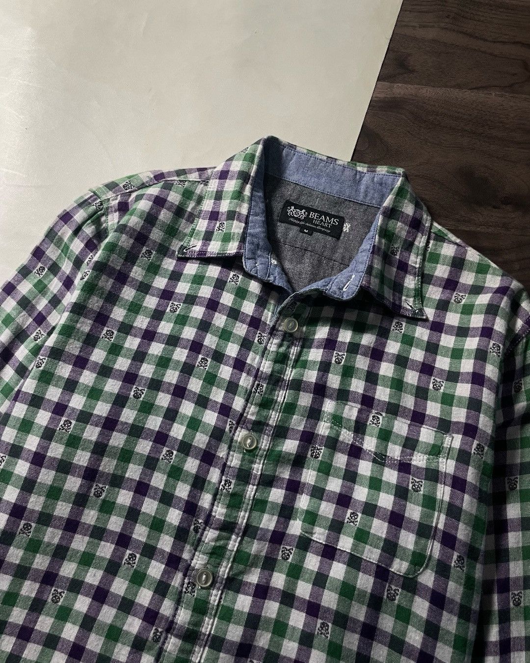 Beams Japan FLANNEL SHIRT BEAMS HEART SIZE M Size US M / EU 48-50 / 2 - 4 Thumbnail
