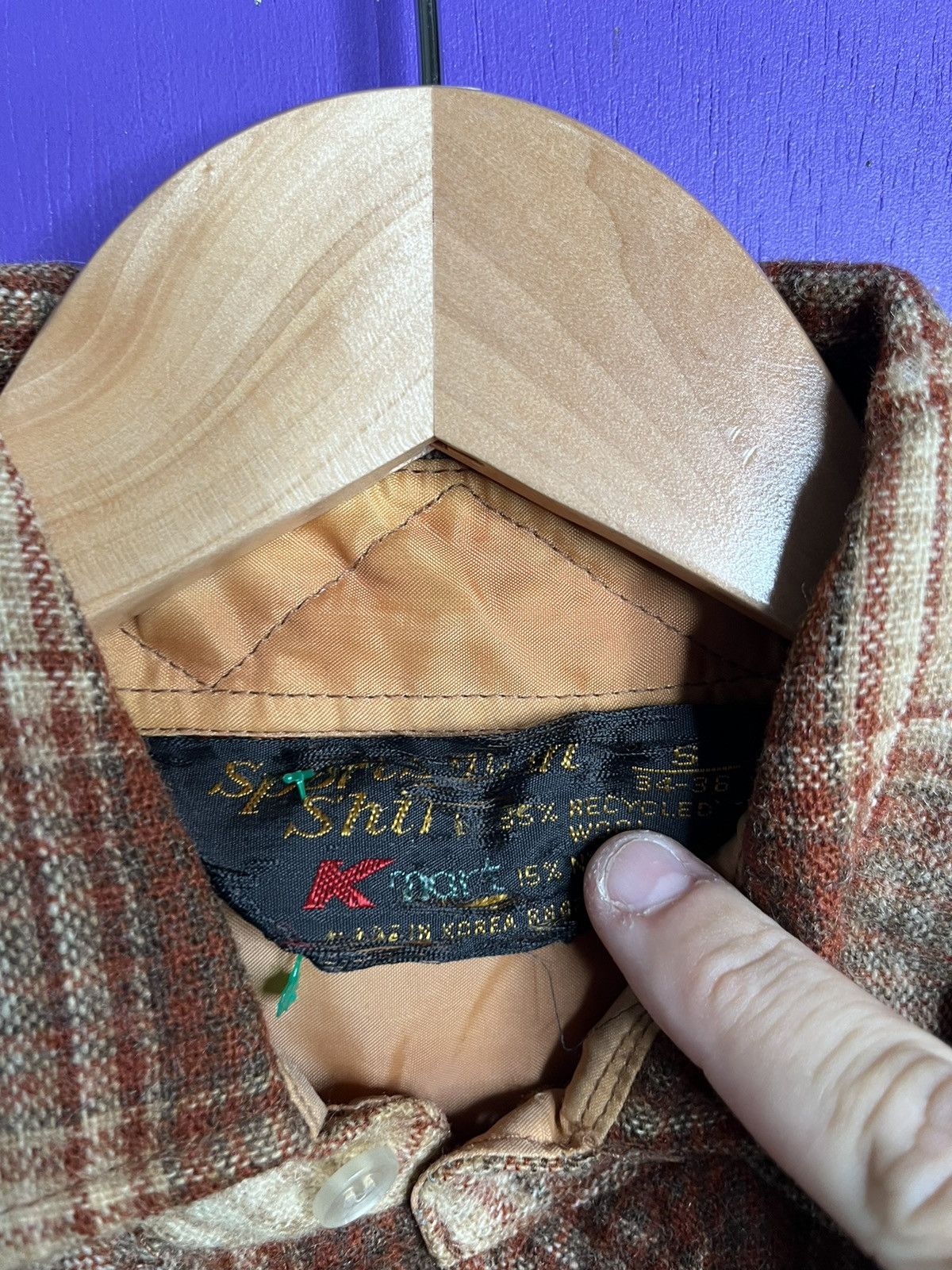 Vintage Vintage 70s Kmart brown plaid pearl snap shirt Size US M / EU 48-50 / 2 - 4 Thumbnail
