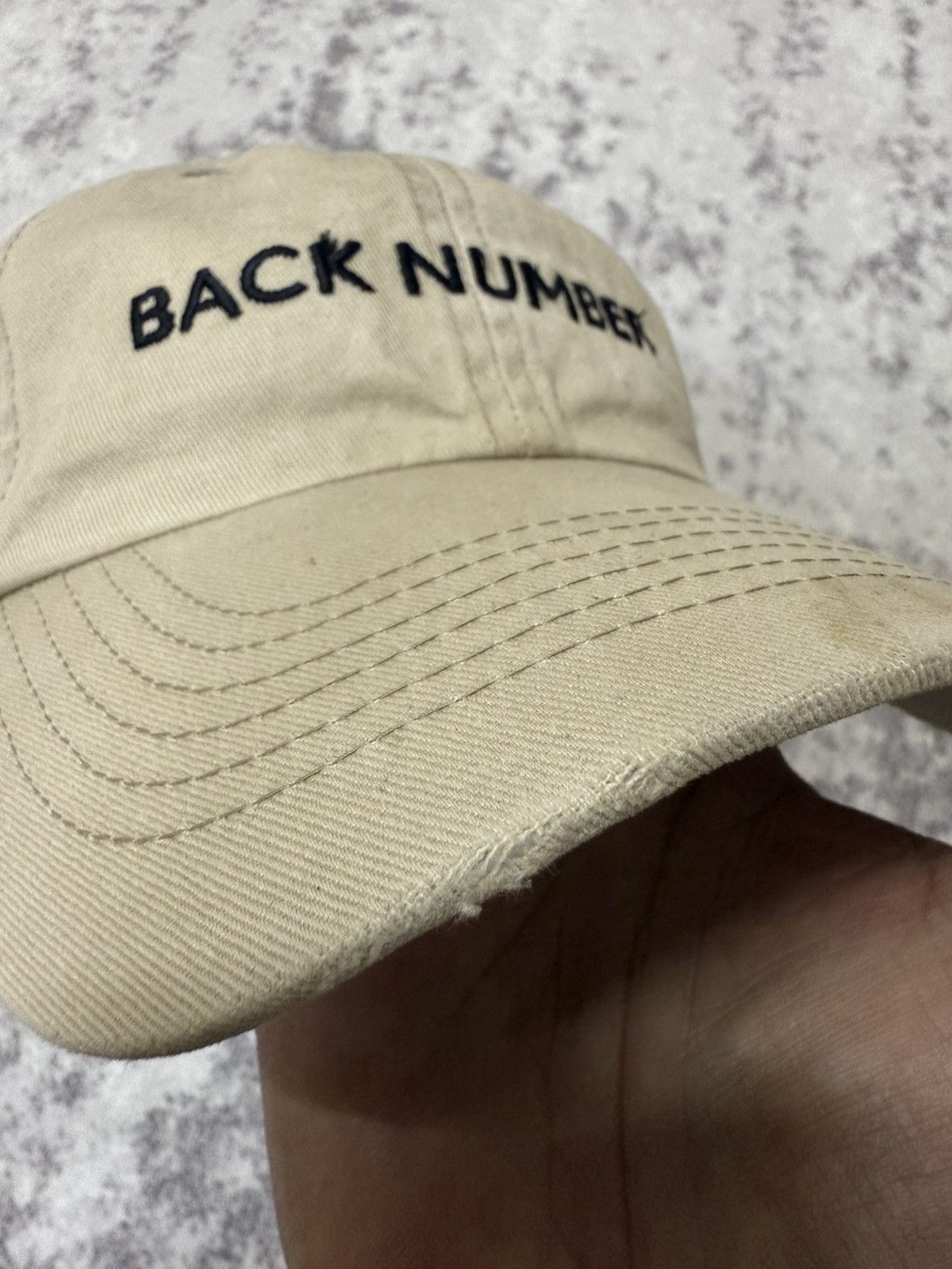 Japanese Brand Back Number Adjustable Cap Size ONE SIZE - 7 Thumbnail