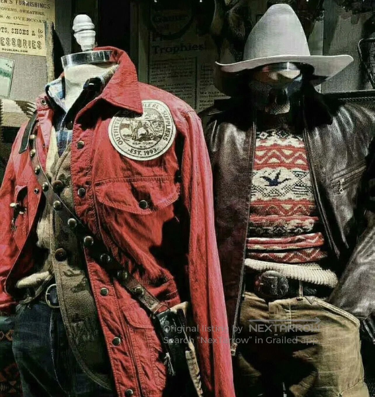 RRL Fair Isle Wool Blend Sweater.