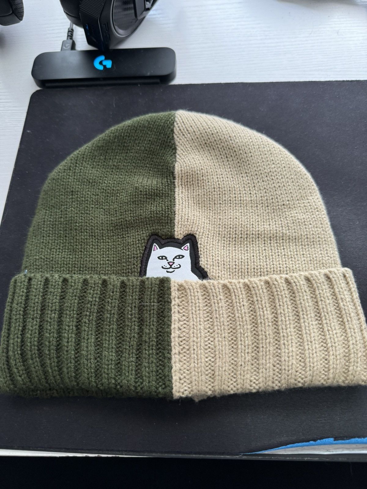 RIPNDIP RipnDip normal two-tone beanie Size ONE SIZE - 1 Thumbnail