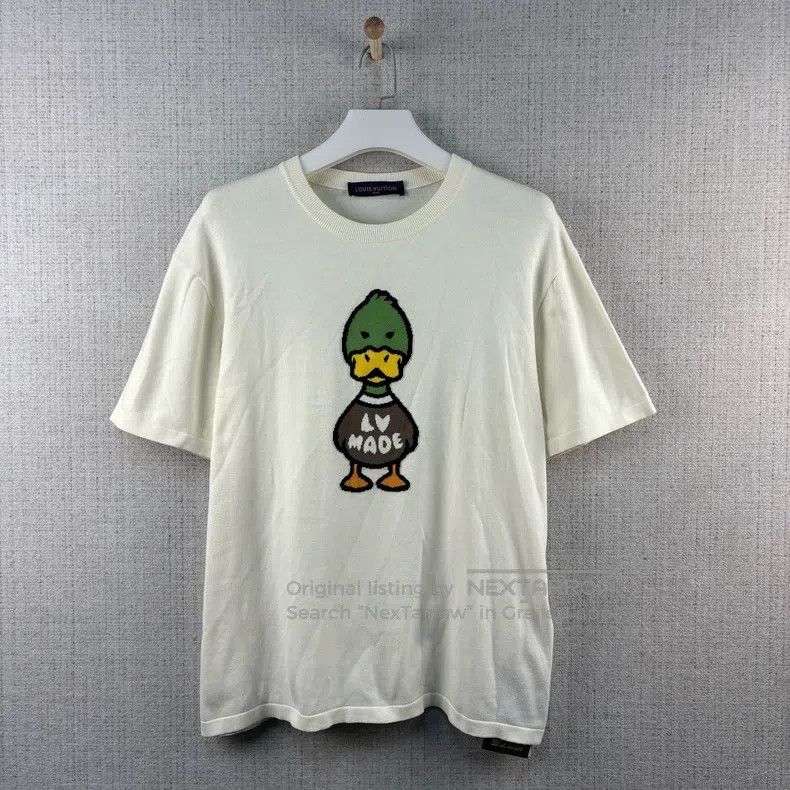 Louis Vuitton Louis Vuitton Duckling Logo Printed Pullover Short Sleeve Size US L / EU 52-54 / 3 - 1 Thumbnail