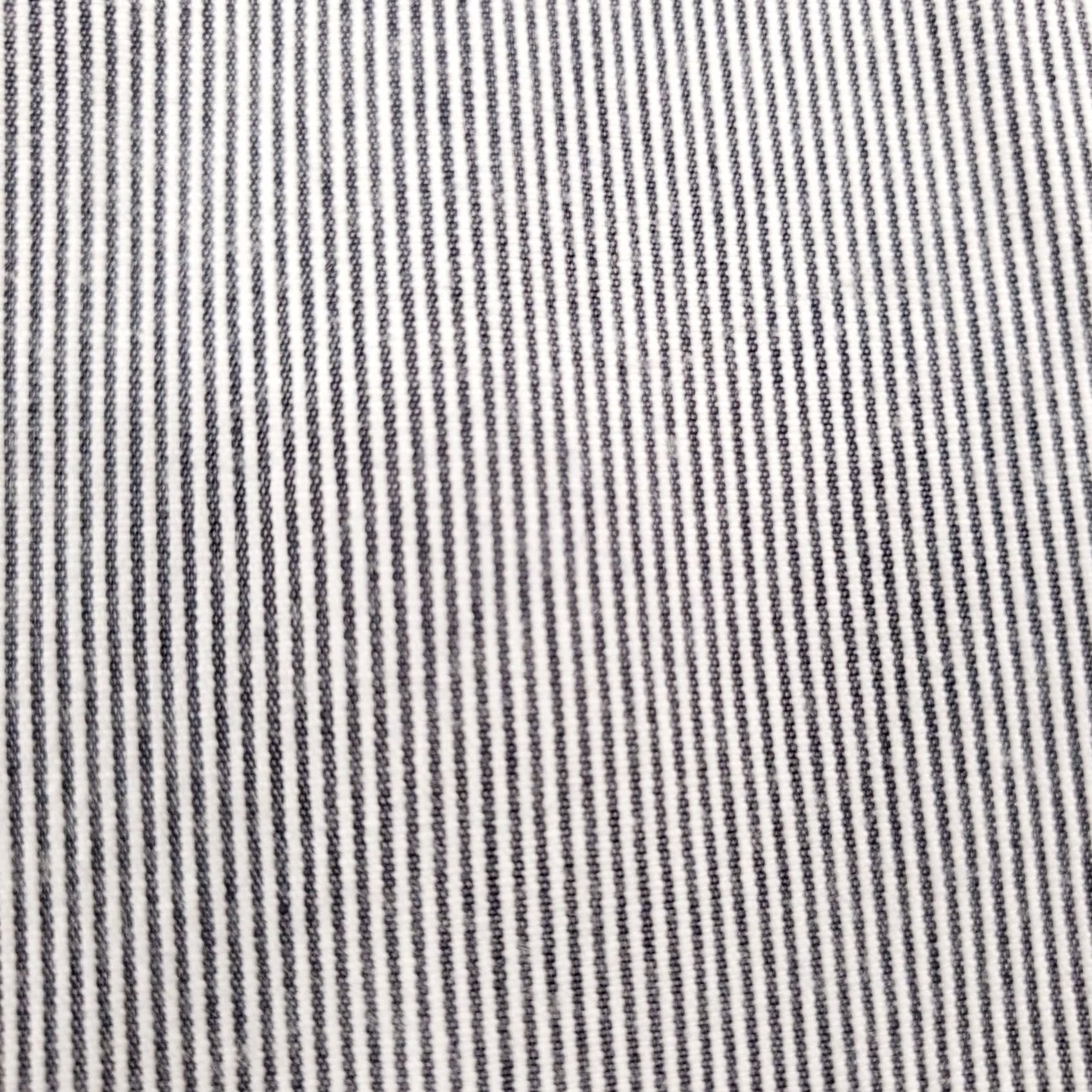Ann Taylor Ann Taylor Loft Pants Women's 14 Gray Striped Flat Front Crop Mid Rise Casual Cropped Straight NY Size 36" / US 14 / IT 50 - 6 Thumbnail