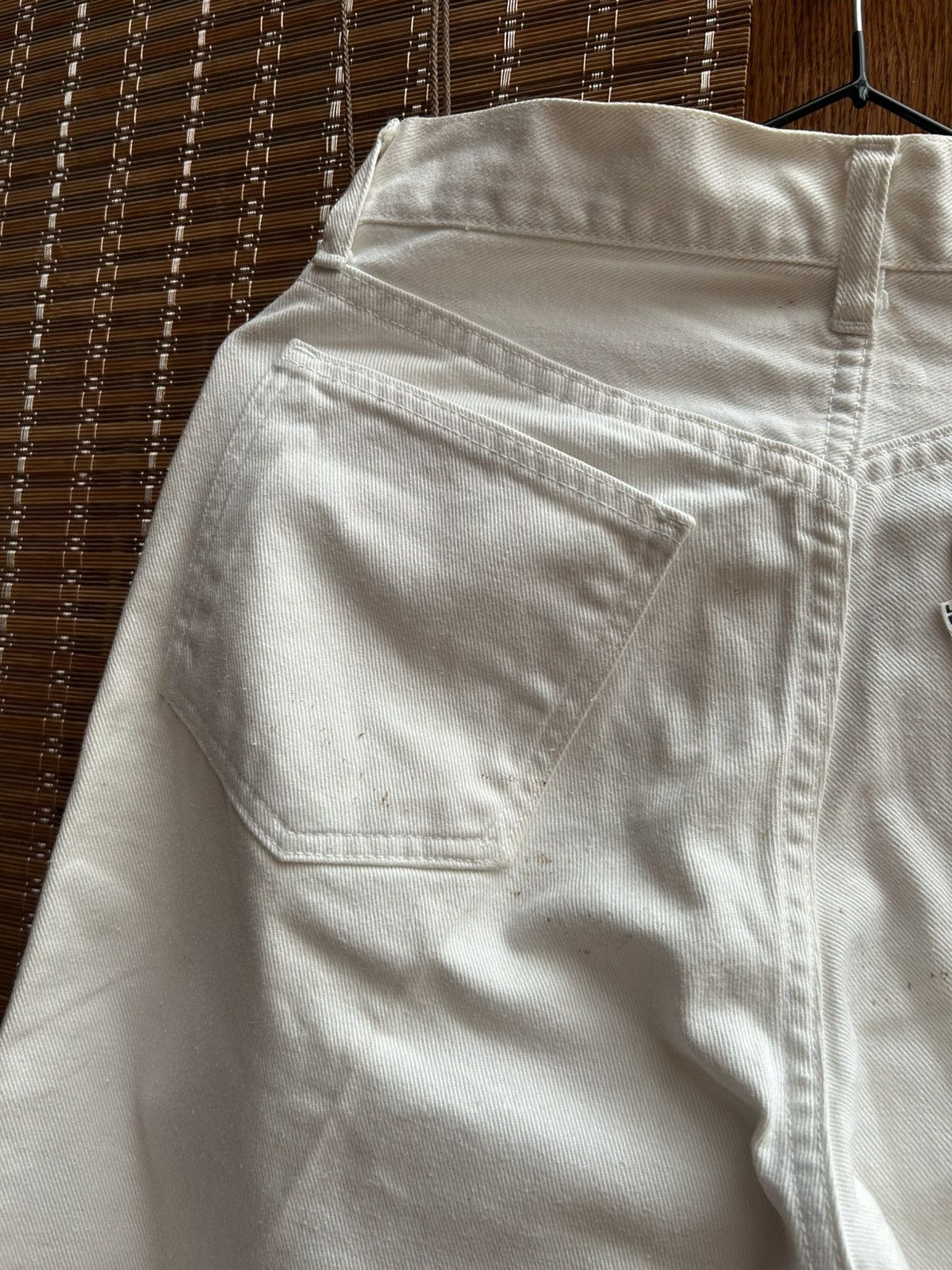 Levi's 60s Levi’s Big E White Slim Jeans White Tab Talon 42 Zip Size 25" / US 0 / IT 36 - 5 Thumbnail