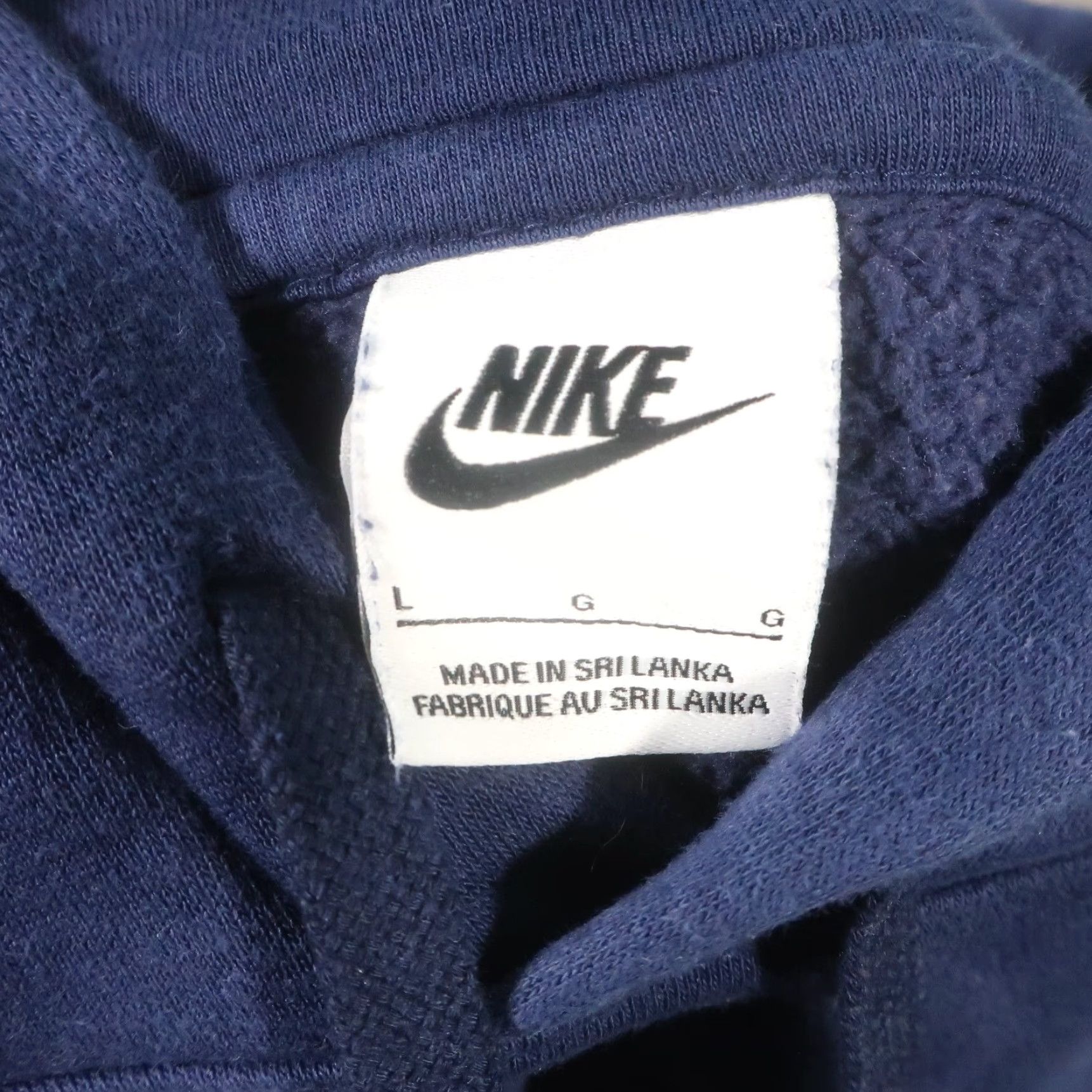 Nike Nike Hoodie Mens L Embroidered Swoosh Logo Warm Fleece Pullover Blue EUC Adult Regular Logo Size US L / EU 52-54 / 3 - 3 Thumbnail