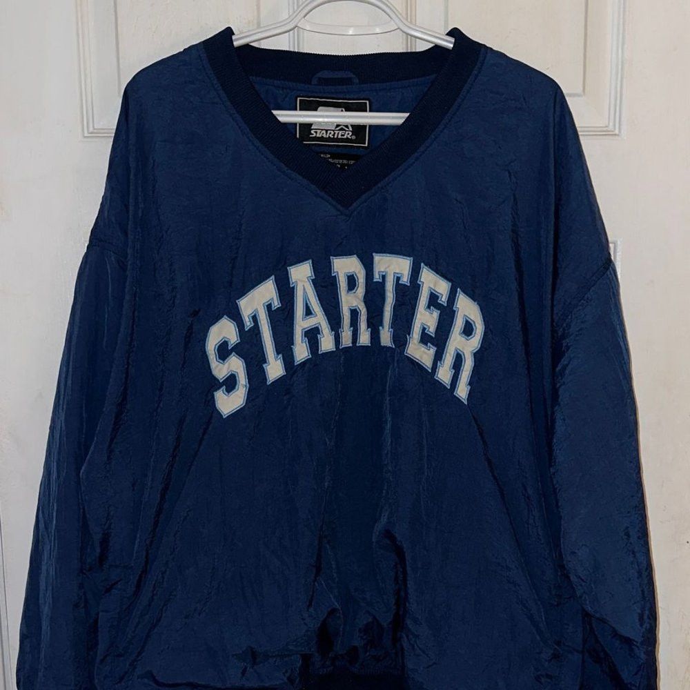 Vintage Starter Blue Sweater Men's Size XL
