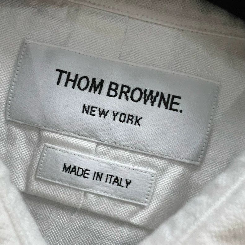 Thom Browne Thom browne White short-sleeved shirt 2503-Nextarrow Size US M / EU 48-50 / 2 - 3 Thumbnail