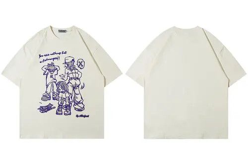 Cartoon Graphic Print T-Shirts
