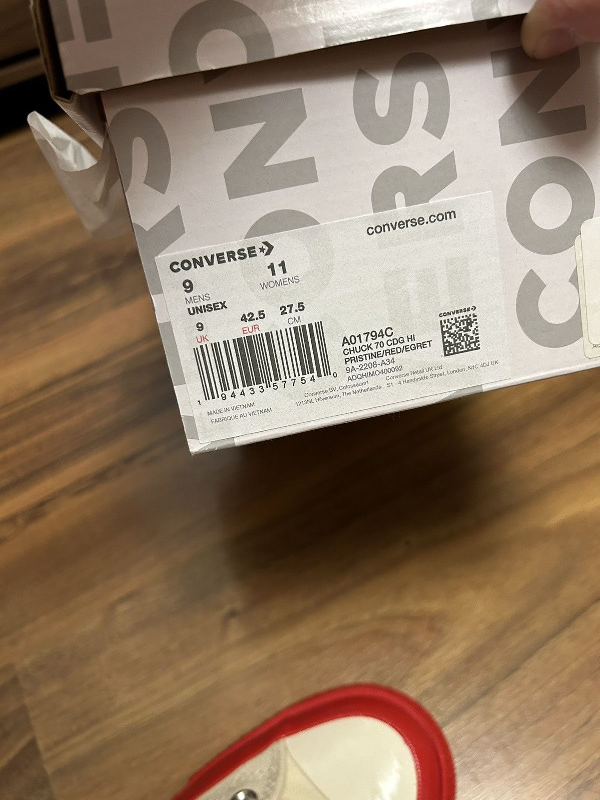 Comme des Garcons PLAY × Converse Comme des garçons play chuck x converse Size US 10 / EU 43 - 9 Thumbnail