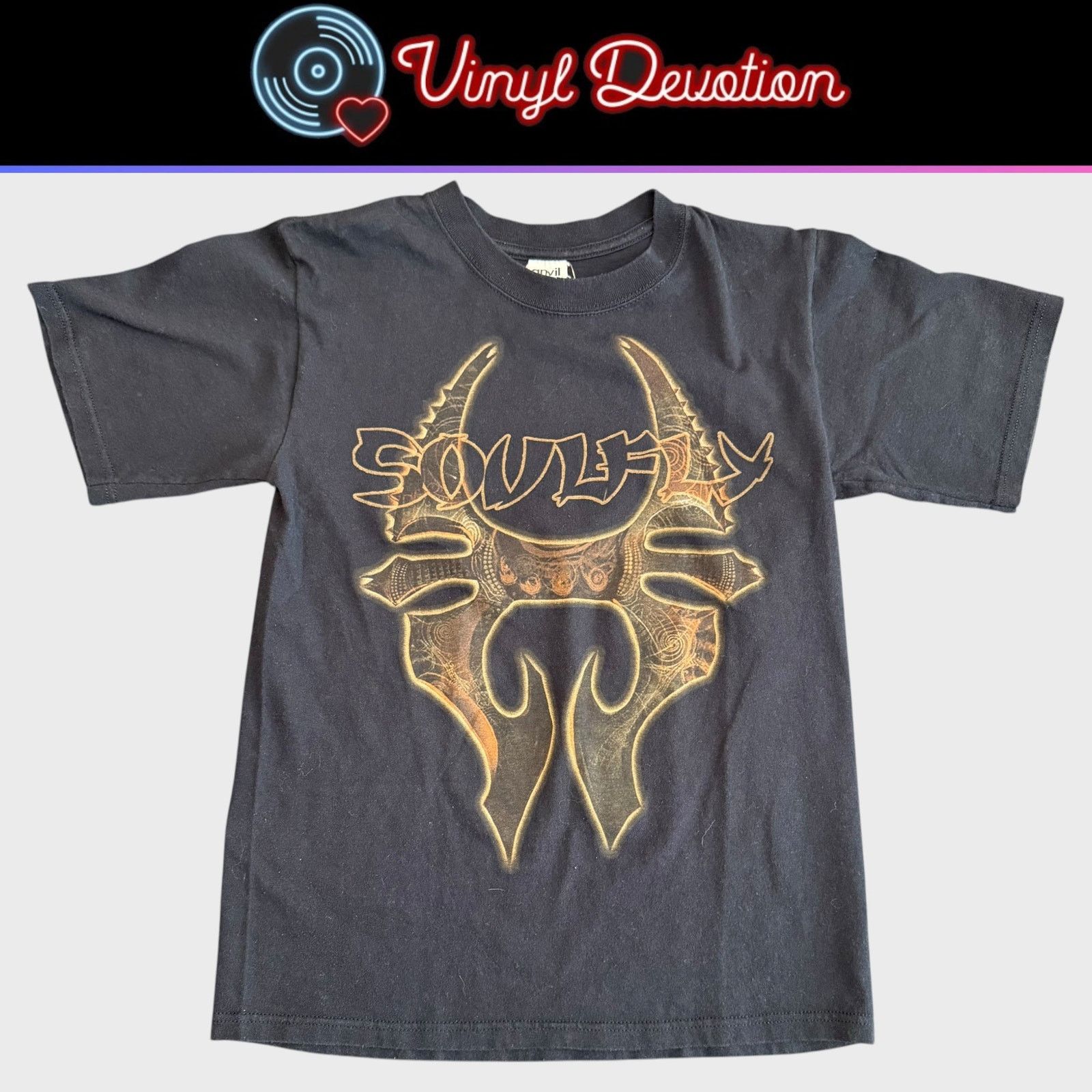 Band Tees Soulfly Band Logo T-Shirt Size S Size US S / EU 44-46 / 1 - 1 Thumbnail