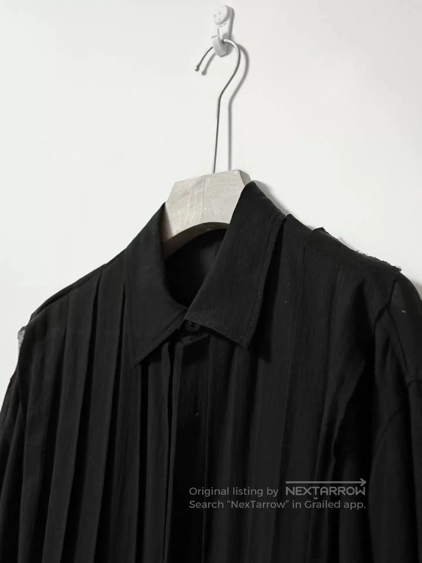 Yohji Yamamoto Yohji Yamamoto Layered Pleated Long Shirt. Size S / US 4 / IT 40 - 3 Thumbnail