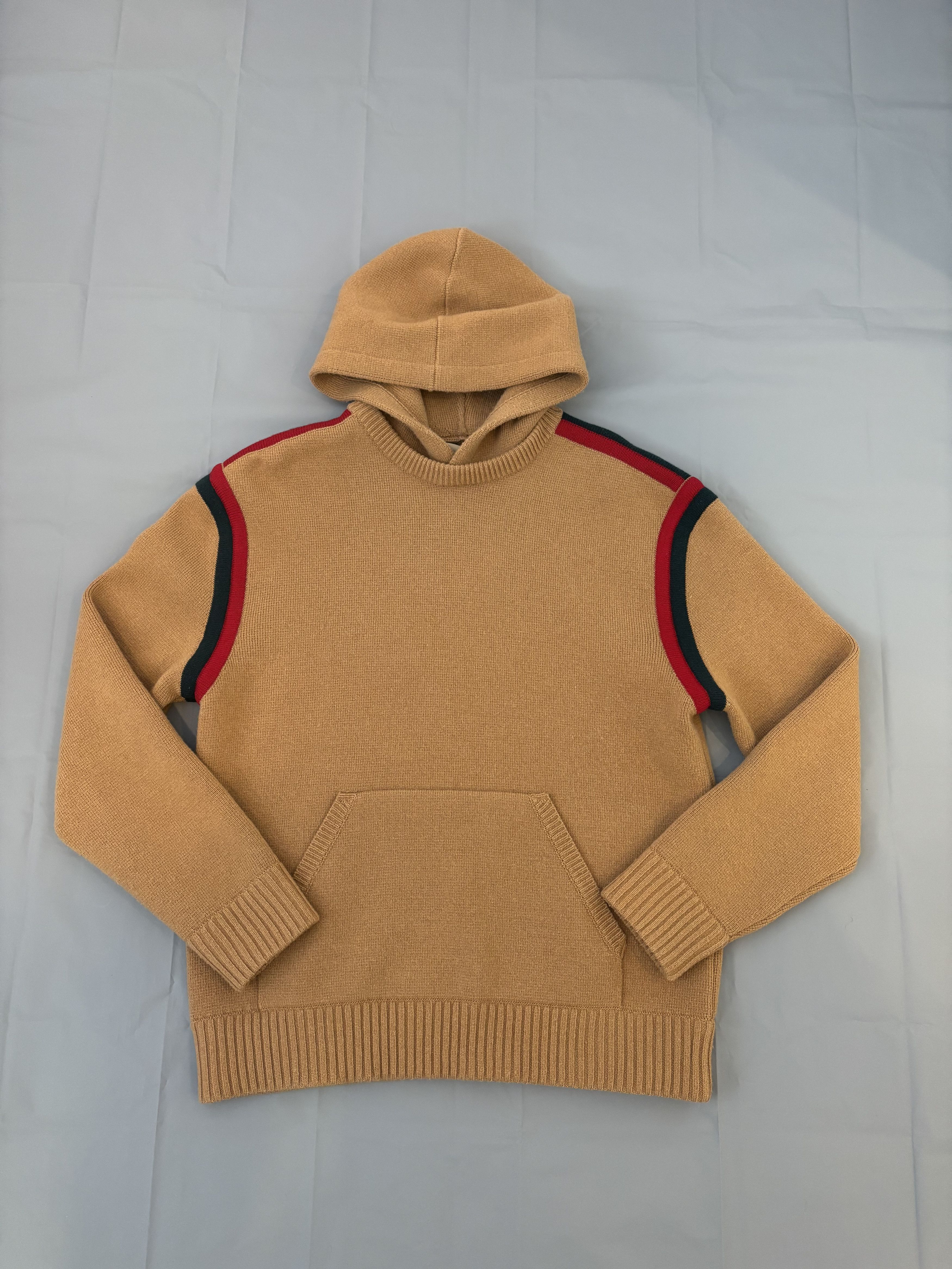 Gucci Pull à capuche en laine Gucci en tbe Size US M / EU 48-50 / 2 - 1 Thumbnail