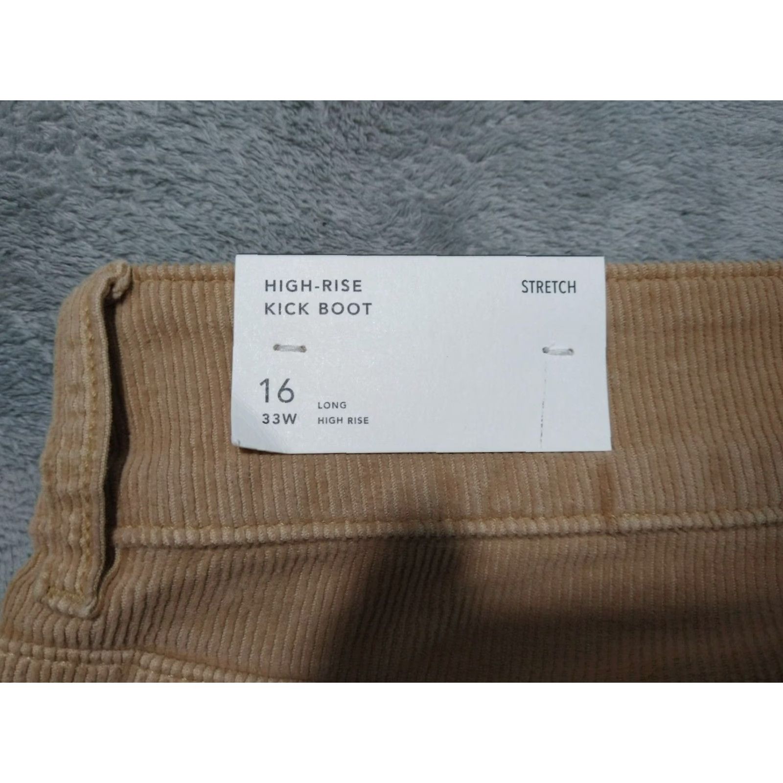 American Eagle Outfitters American Eagle Jeans Beige High Rise Bootcut Stretch Womens 16 Tall Size 38" / US 16 / IT 52 - 7 Thumbnail