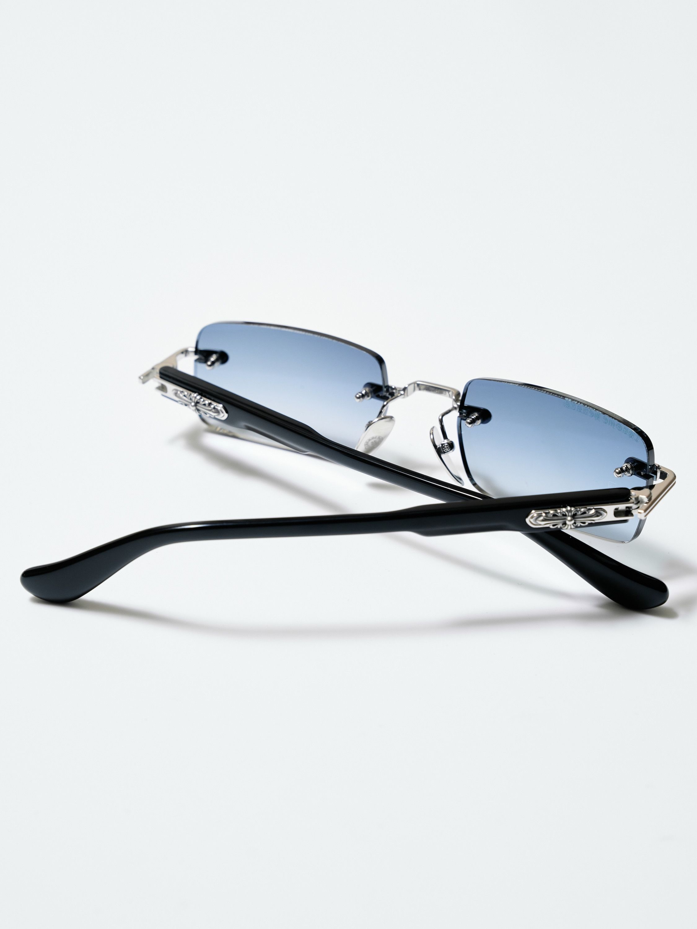 Chrome Hearts DEEP I SHINY SILVER BLACK PLASTIC - SUN Size ONE SIZE - 7 Thumbnail