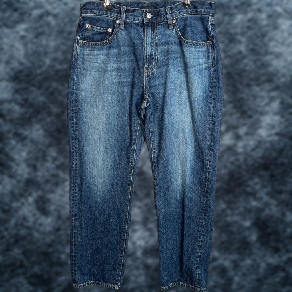 Uniqlo VINTAGE Uniqlo Jeans Mens 32 Blue Regular Fit Straight Leg Cotton Denim 5-Pocket Inseam 30" Mid Rise Mens jeans Size US 32 / EU 48 - 1 Thumbnail