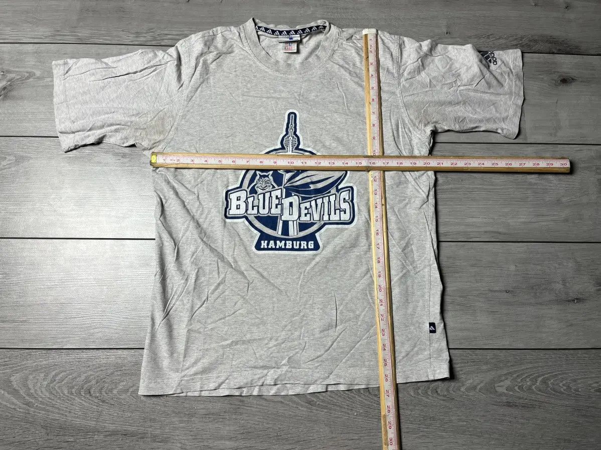 Adidas Adidas blue devils hamburg Tshirt NFL size Medium Size US M / EU 48-50 / 2 - 6 Thumbnail