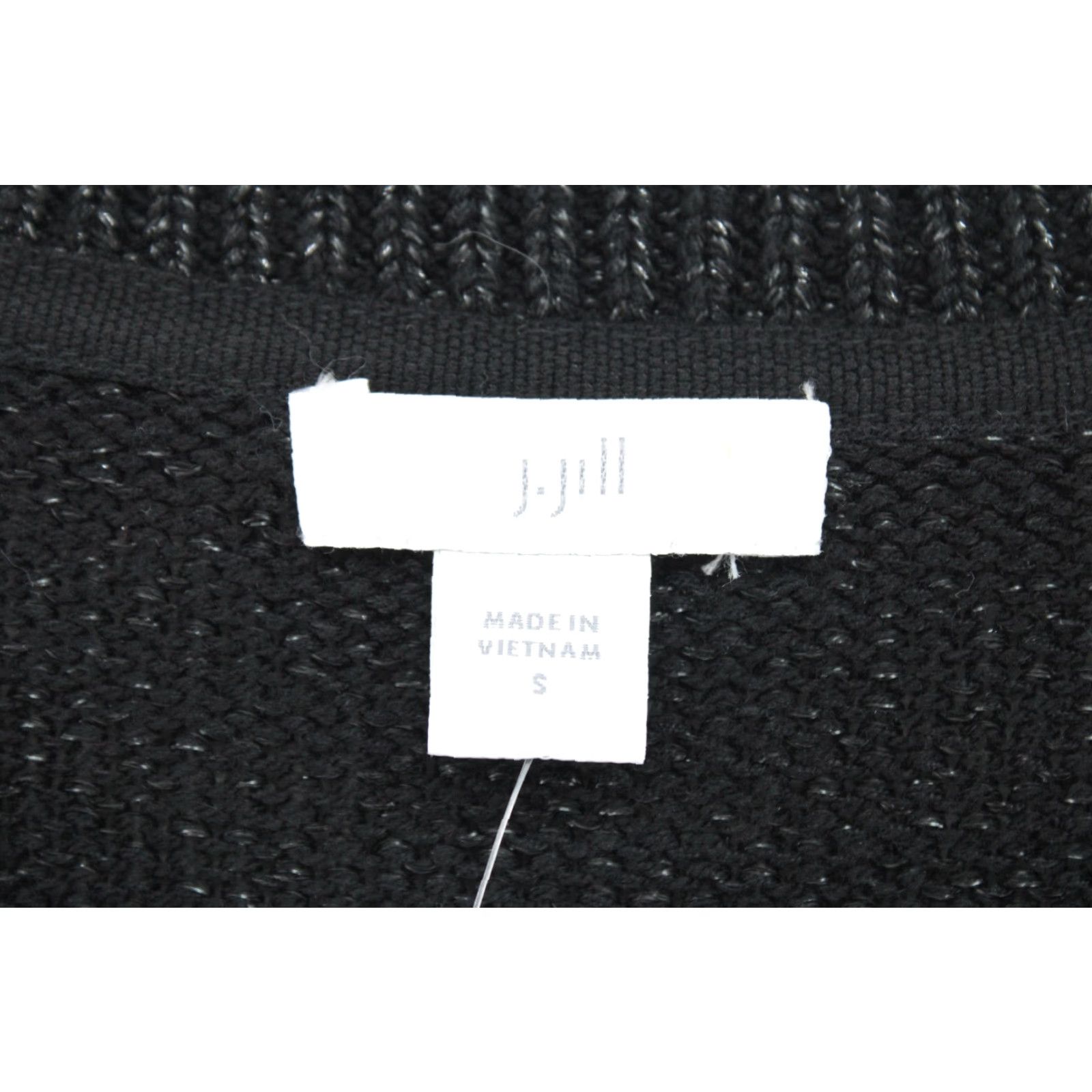 J. Jill NWT J. Jill Sweater Women's Small Black Tight Knit Pullover Sparkly Gothic Party Size S / US 4 / IT 40 - 4 Thumbnail