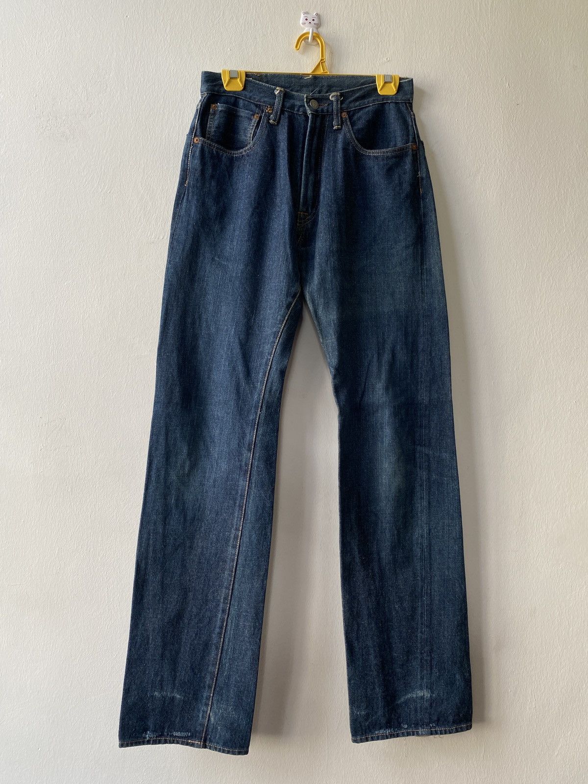 Japanese Vintage 45RPM Indigo Blue Denim