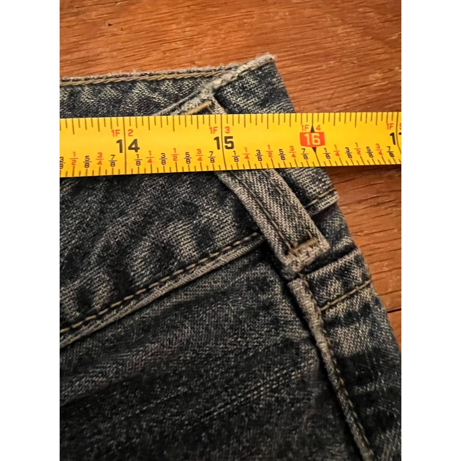 Denime VINTAGE Western Glove Works Jeans Womens 30x32 Blue Flare Med Wash Denim Jeans Flared Womens 30x32 Blue Denim Size 30" / US 8 / IT 44 - 7 Thumbnail