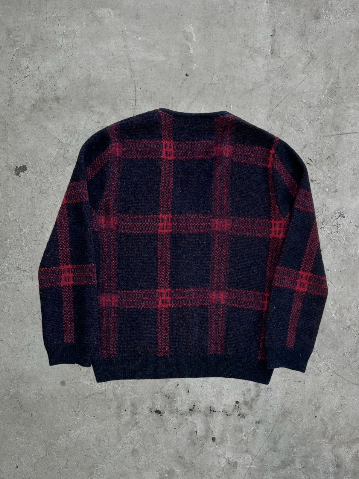 FW/14 Supreme Plaid Mohair Cardigan