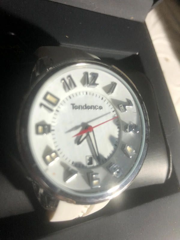 Designer Tondonco white dial rubber strap watch Size ONE SIZE - 4 Thumbnail