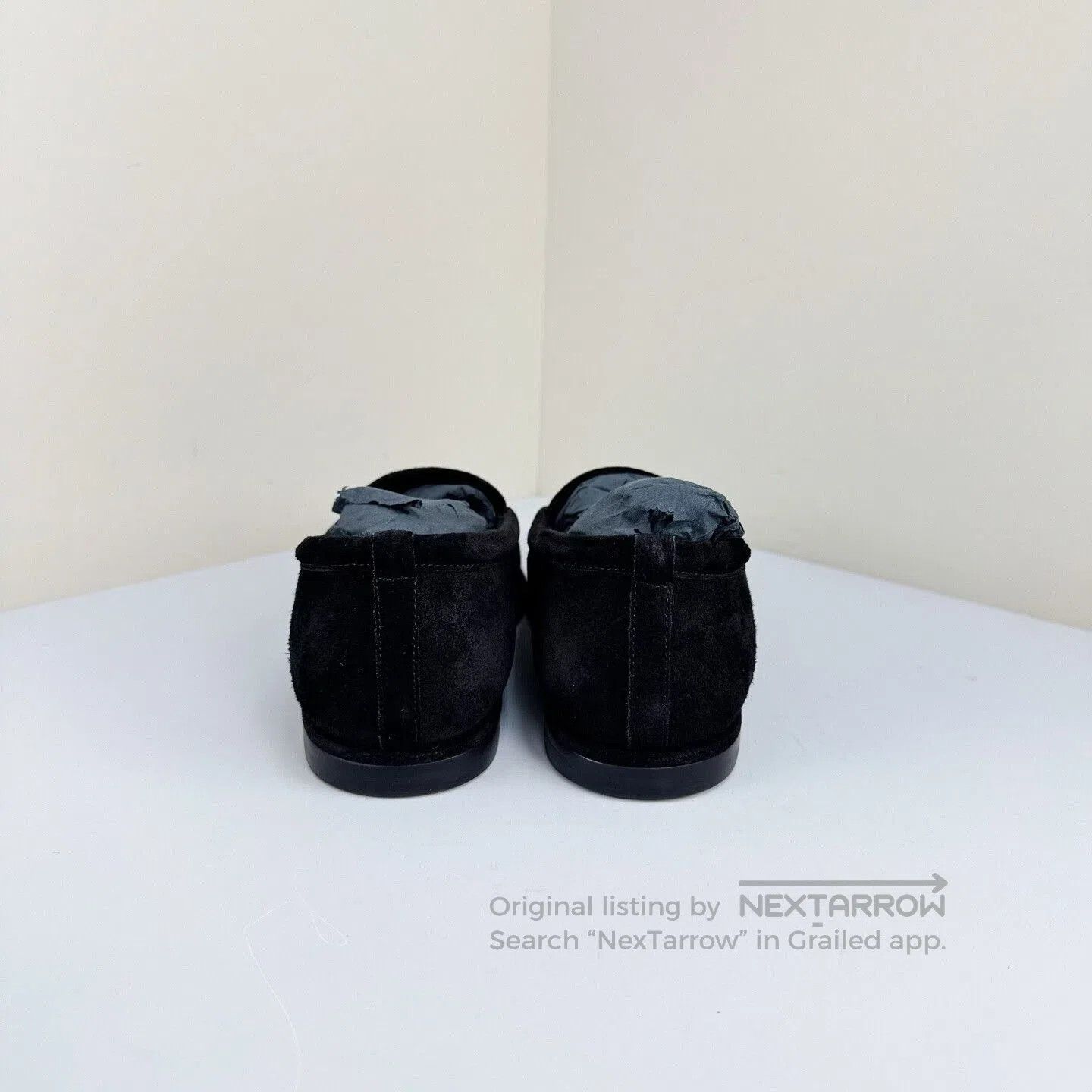 Chanel Chanel Black Gold Suede Loafers Size 38. Size US 7.5 / IT 37.5 - 3 Thumbnail