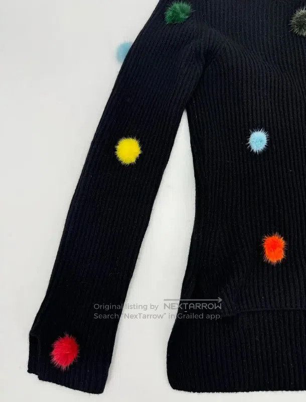 Fendi Fendi Black Cashmere High Neck Sweater . Size S / US 4 / IT 40 - 7 Thumbnail