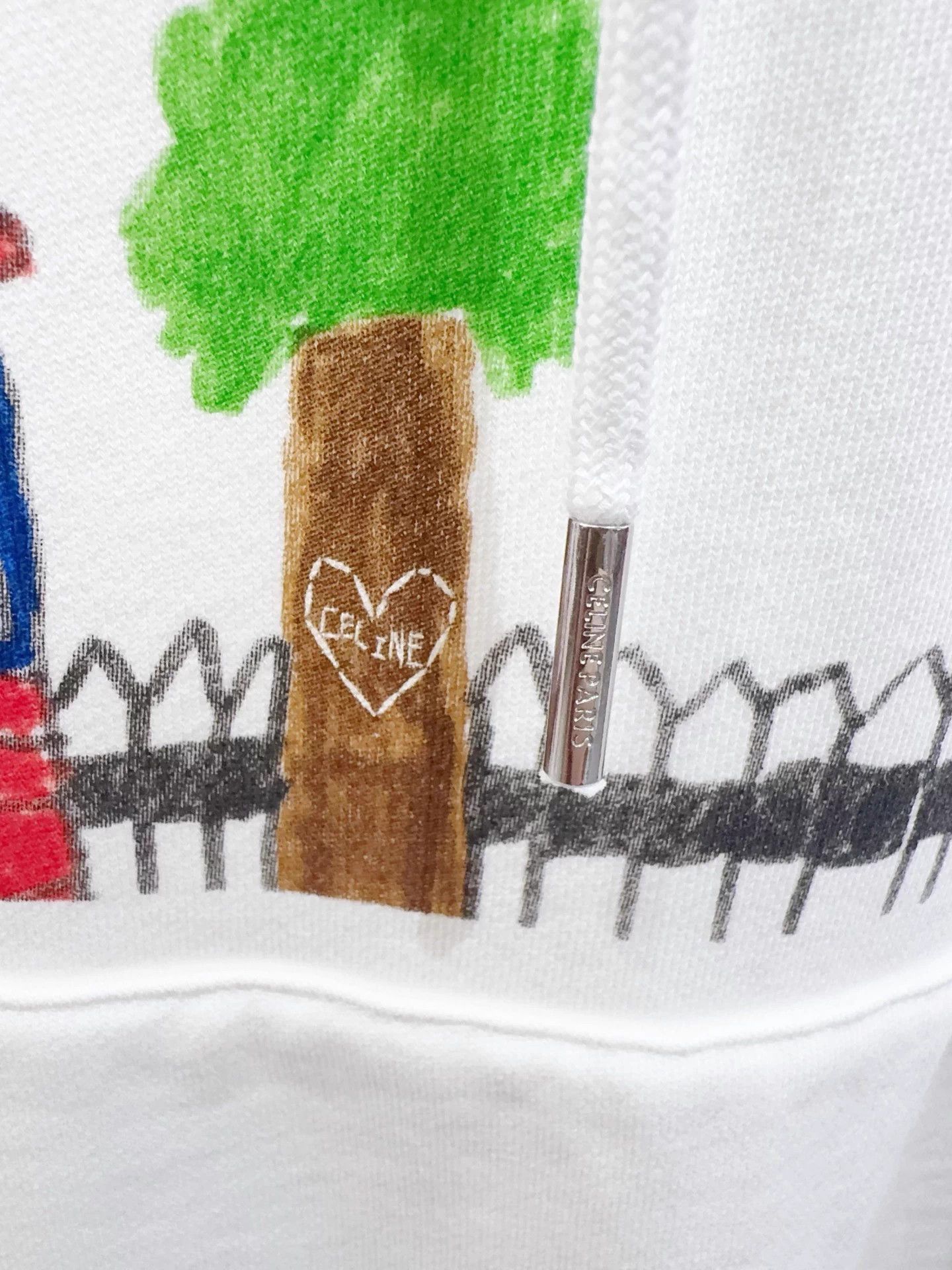 Celine Celine Graffiti Hoodie S New with Tags Size S / US 4 / IT 40 - 2 Thumbnail