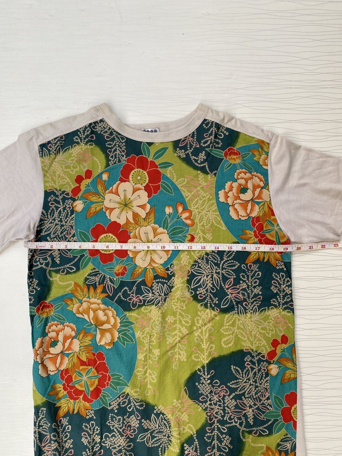 Kapital Japanese Takeo Kikuchi AOP Traditional Flower Tee Size US M / EU 48-50 / 2 - 8 Thumbnail