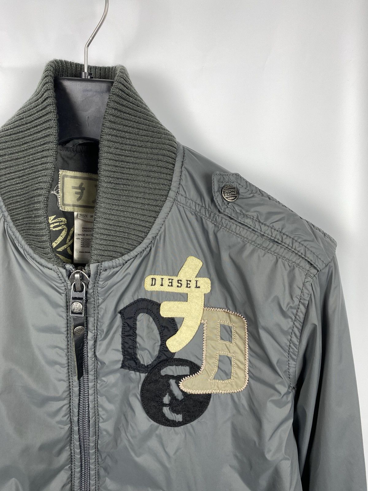 Diesel × Vintage Vintage Diesel 00s Bomber Jacket Men Y2K size M Size US M / EU 48-50 / 2 - 3 Thumbnail