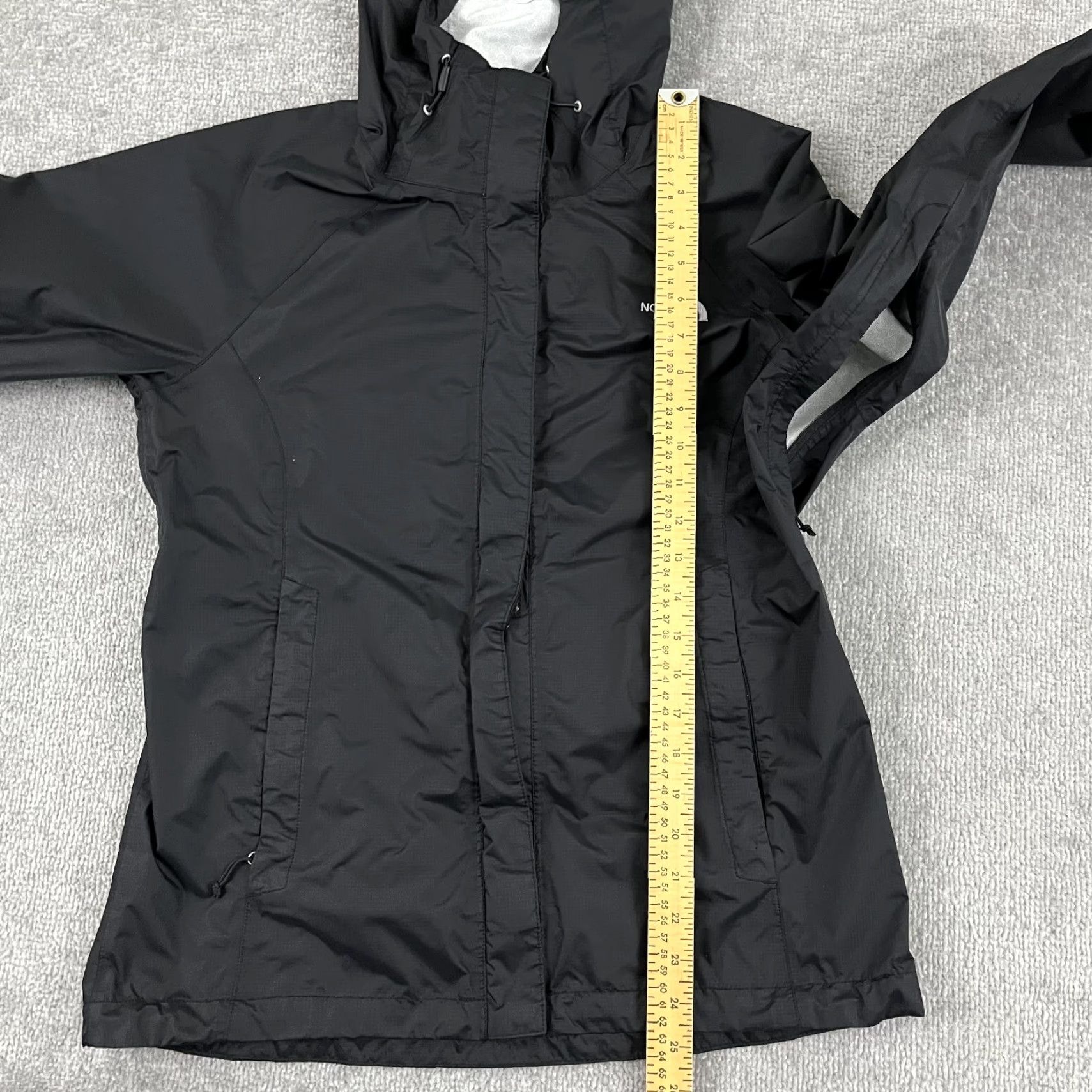 The North Face The North Face Jacket Medium Black Rain Coat Hooded Hiking Hyvent 2.5L Womens Size M / US 6-8 / IT 42-44 - 5 Thumbnail
