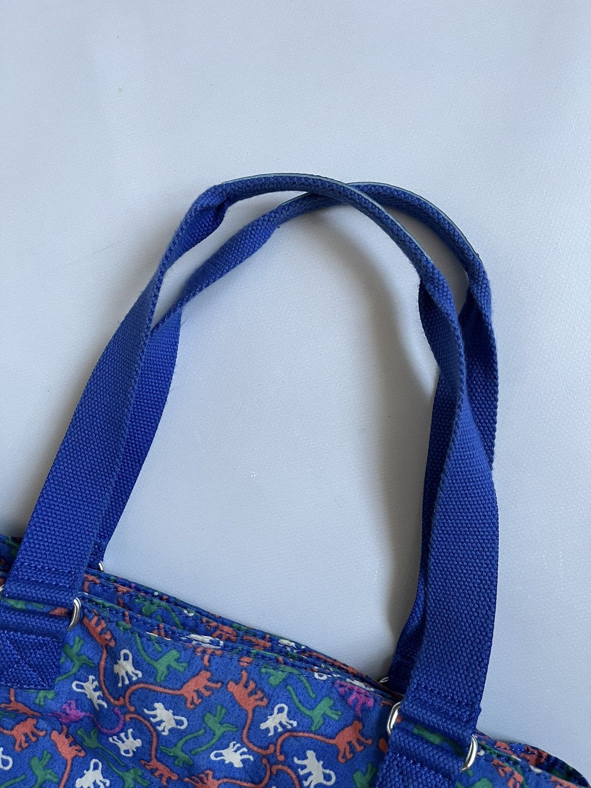 Other Kipling Women Blue Monogram Synthetic Shoulder Bag Size ONE SIZE - 9 Thumbnail