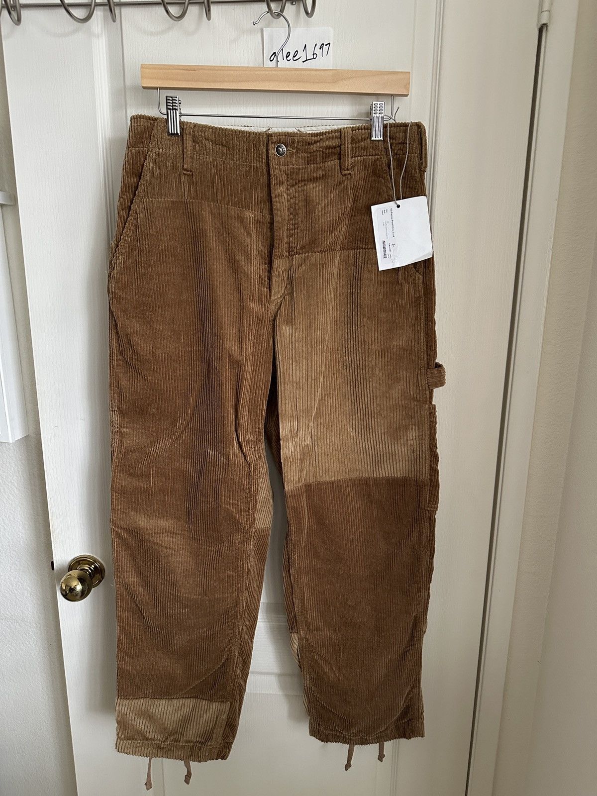 Engineered Garments Painter Pant Khaki Brown Cord Corduroy Size US 31 - 1 Thumbnail