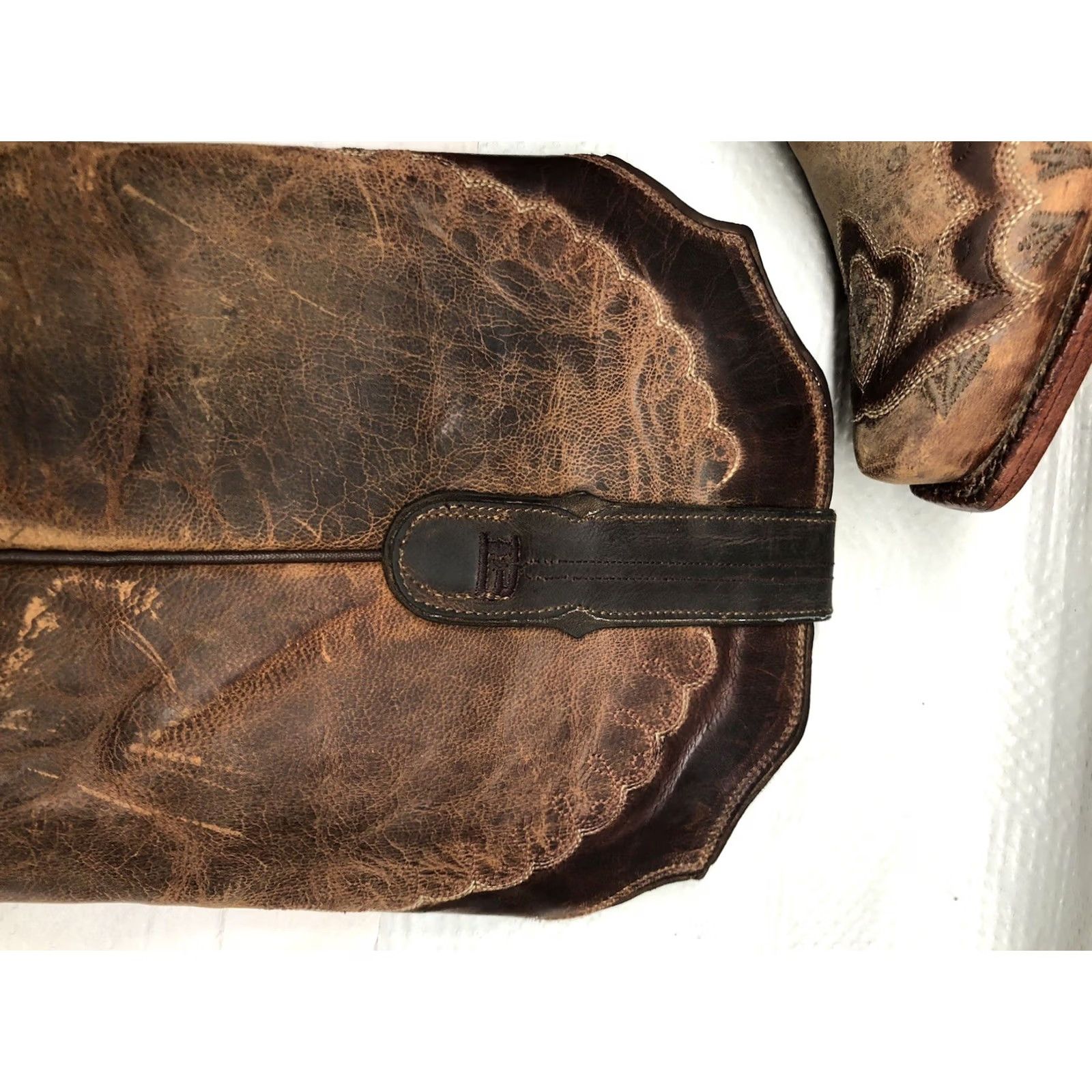 Tony Lama Tony Lama Women’s Boots Sz 8 Snip Toe Western Brown Tan 6071L Size US 8 / IT 38 - 6 Thumbnail