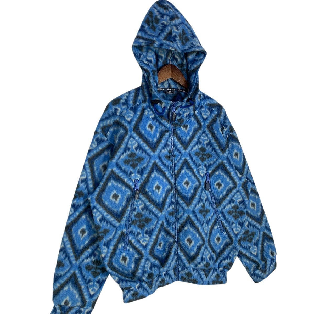 If Six Was Nine Vintage Nordica Fleece Navajo Style Hoodie Pull Over Size US L / EU 52-54 / 3 - 2 Thumbnail