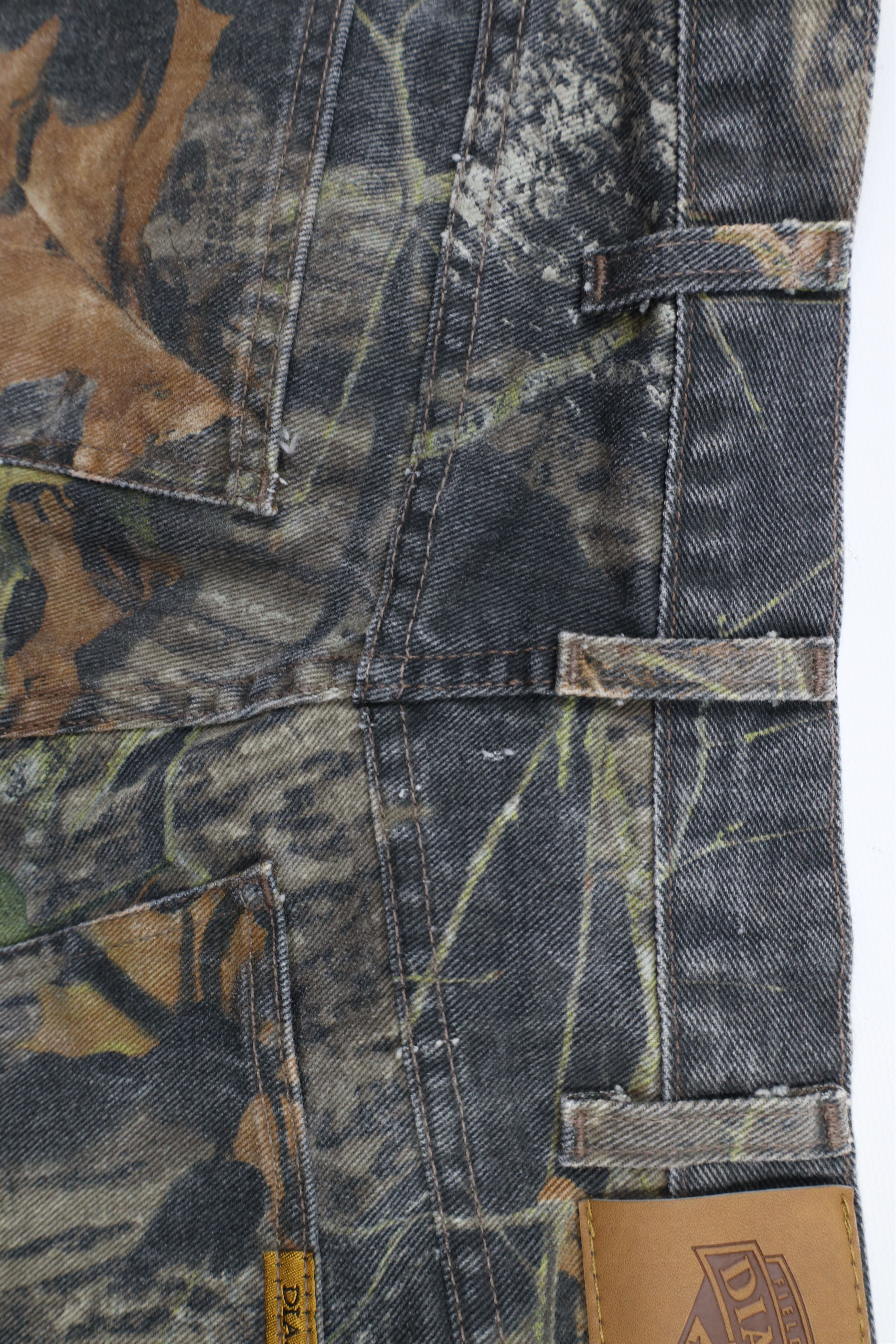 Vintage Vintage 90s Streetwear Camouflage Gusseted Denim Jeans Size US 32 / EU 48 - 13 Thumbnail