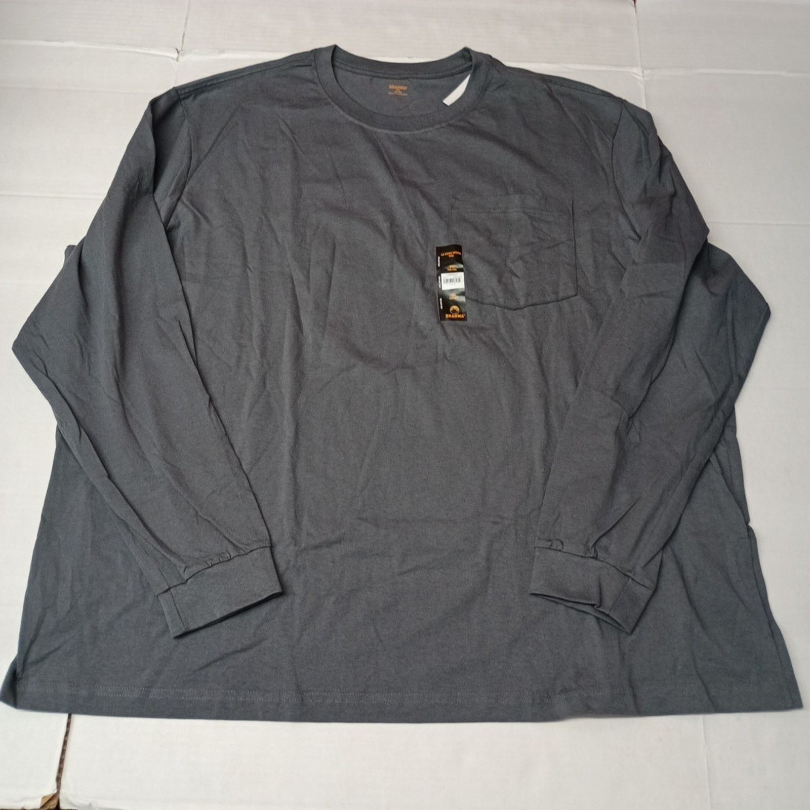 Other 2 Brahma Long Sleeve Work T-Shirt 4XL 58-60 Gray Pocket Tee Size US XXL / EU 58 / 5 - 2 Thumbnail