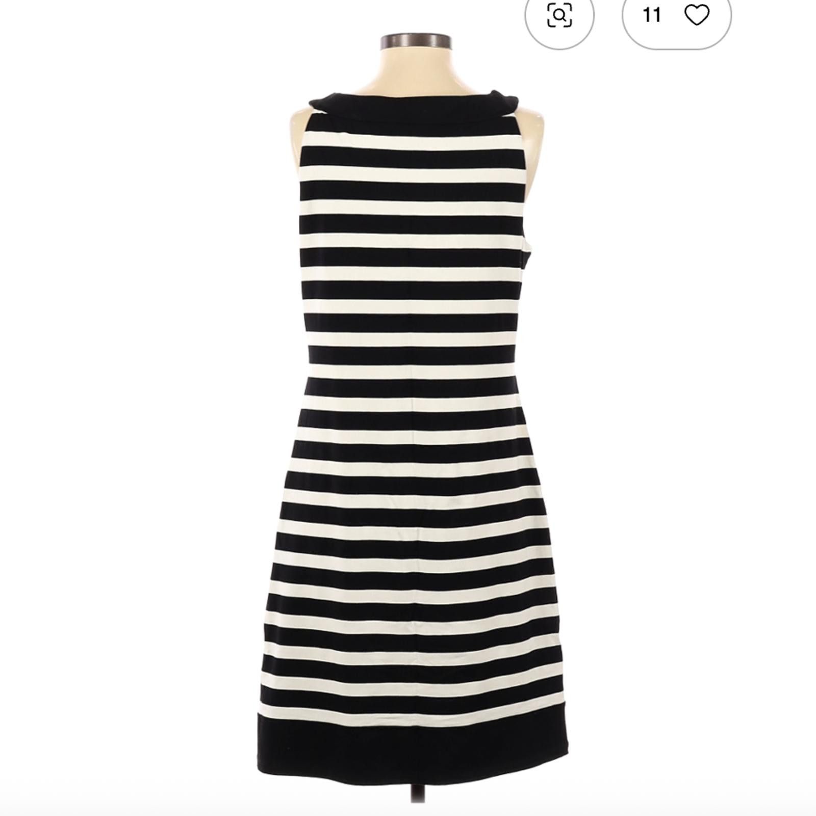 Other White House Black Market Black and White Striped Casual M Size M / US 6-8 / IT 42-44 - 2 Thumbnail