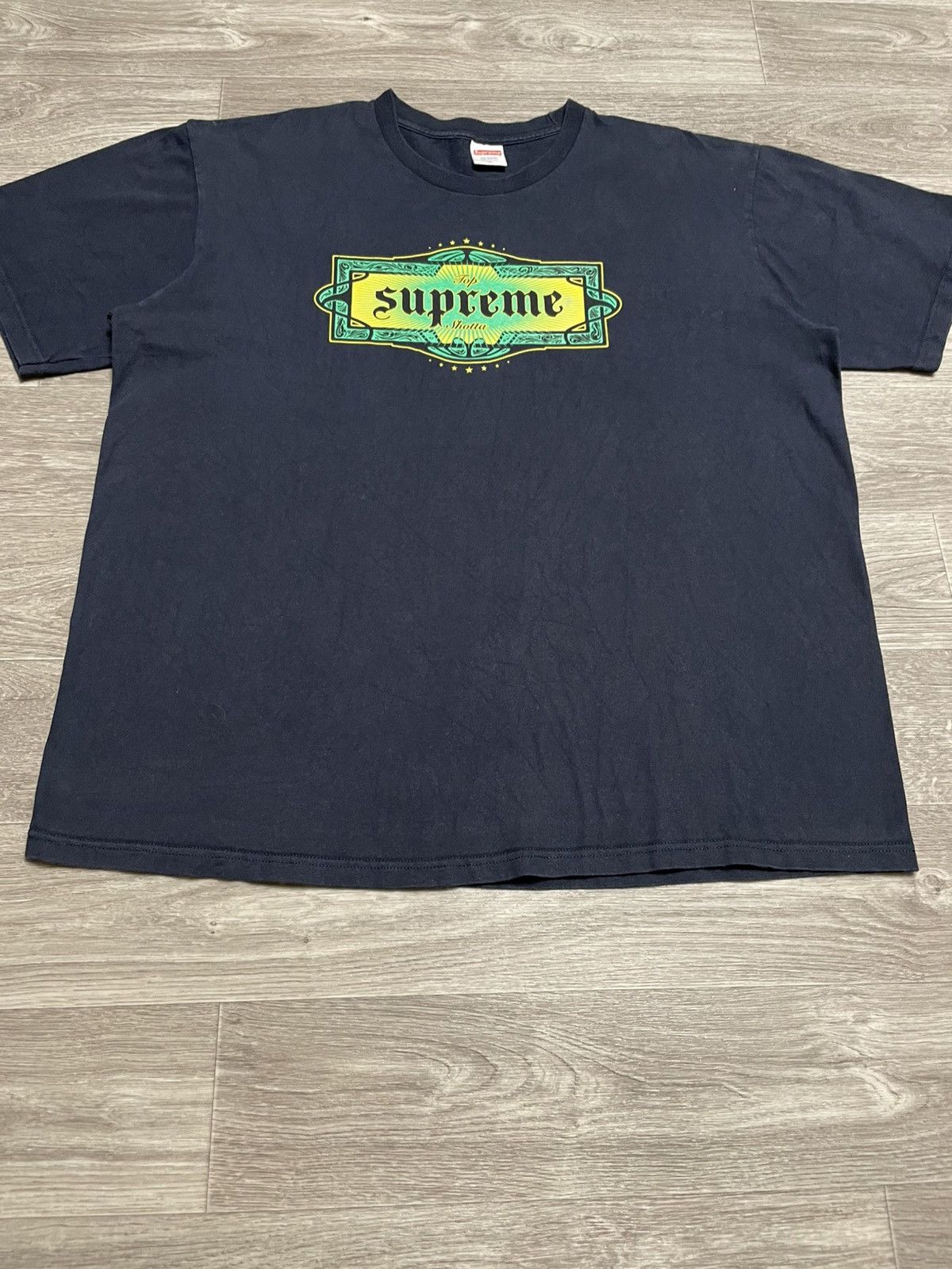 Supreme Supreme Top Shotta Black T-Shirt Size US XL / EU 56 / 4 - 3 Thumbnail