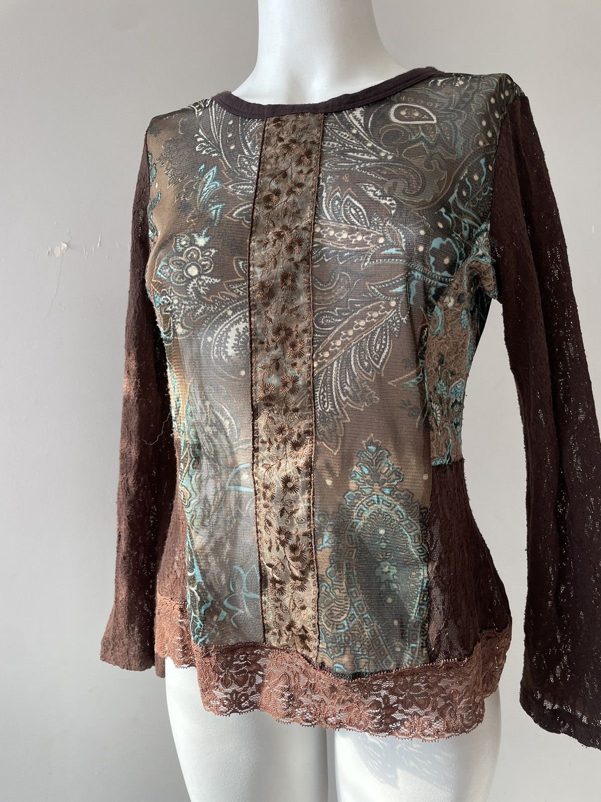 Vintage y2k blouse Size L / US 10 / IT 46 - 7 Thumbnail