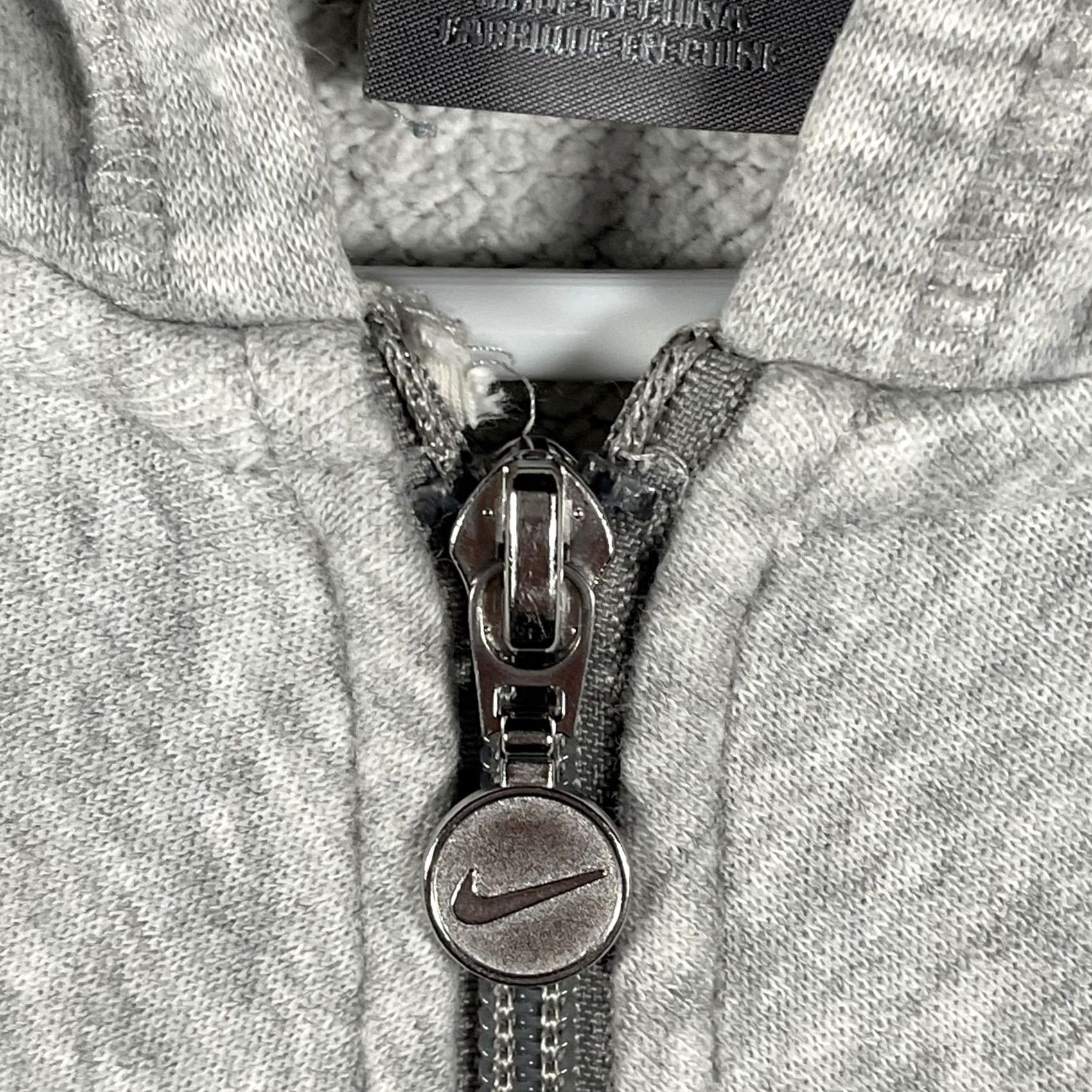 Nike Nike Hoodie Mens Large Gray Full Zip Fleece High Neck Logo Pockets Y2k Size US L / EU 52-54 / 3 - 5 Thumbnail