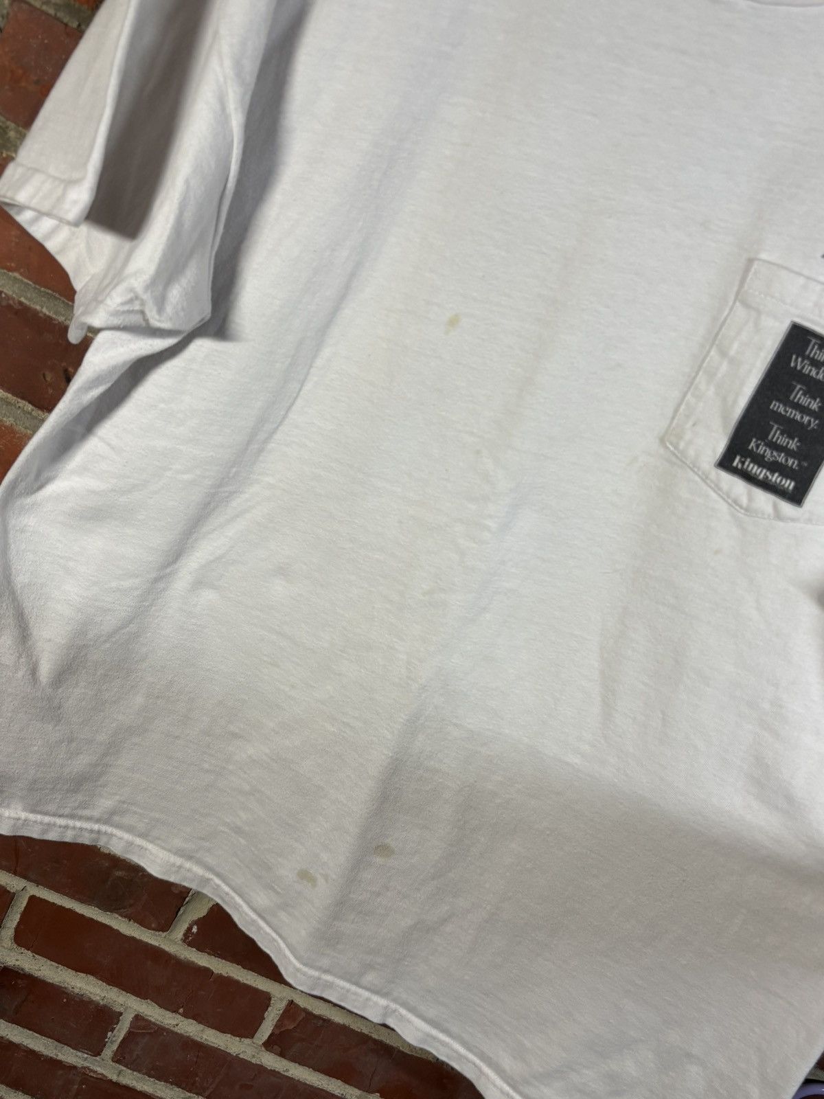 Vintage 90s Kingston Memory Ram Windows 95 Pocket Shirt XL