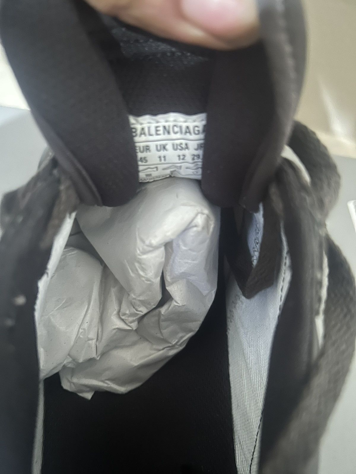 Balenciaga Balenciaga Triple S Dark Grey Mix Size US 12 / EU 45 - 7 Thumbnail
